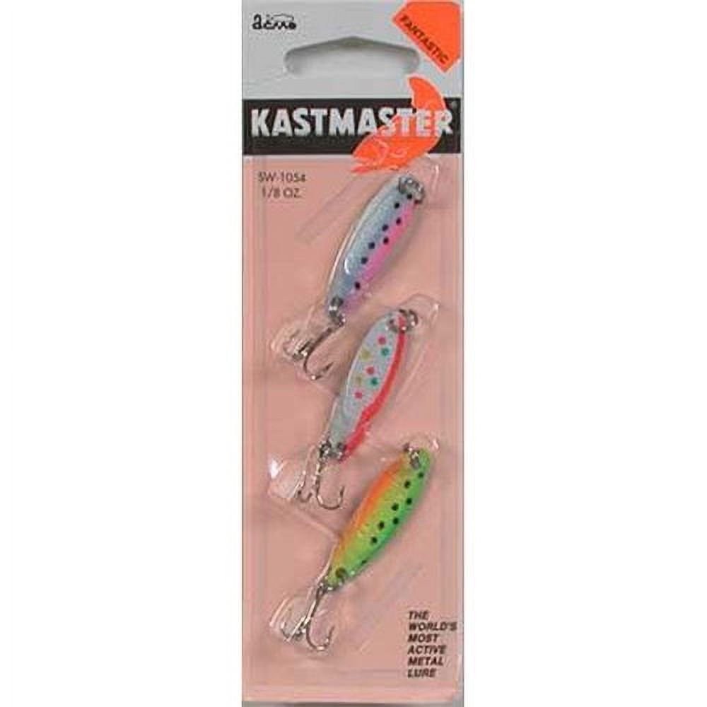 Acme Tackle Freshwater Kastmaster Fishing Spoon,1/8 oz. 3pk - Assort, Lake