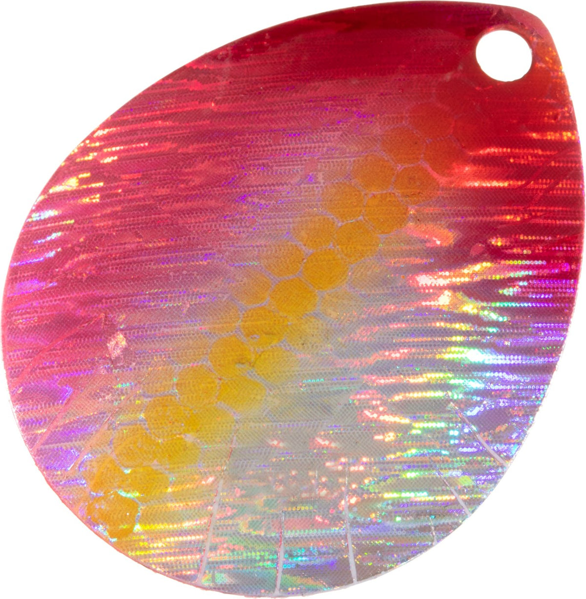 Bass Pro Shops Holographic Colorado Spinner Blades - Red Flame - #3