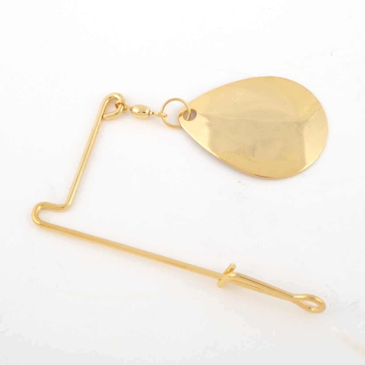 Billy Bay Magnum Wire Colorado Spinner Fishing Lure, Gold, #4 Blade, 2-pack