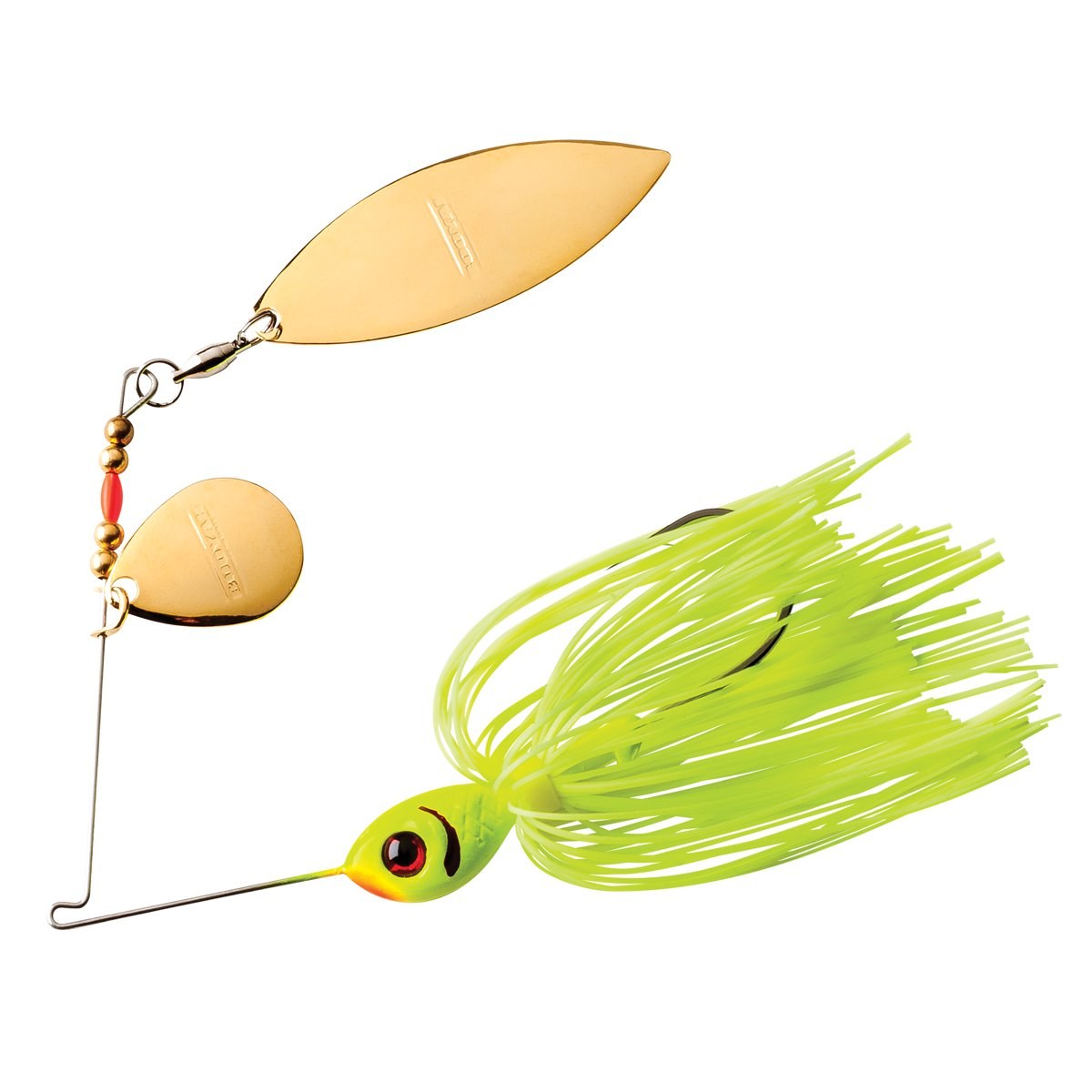 BOOYAH Blade Tandem Spinnerbait Chartreuse 3/8 oz.