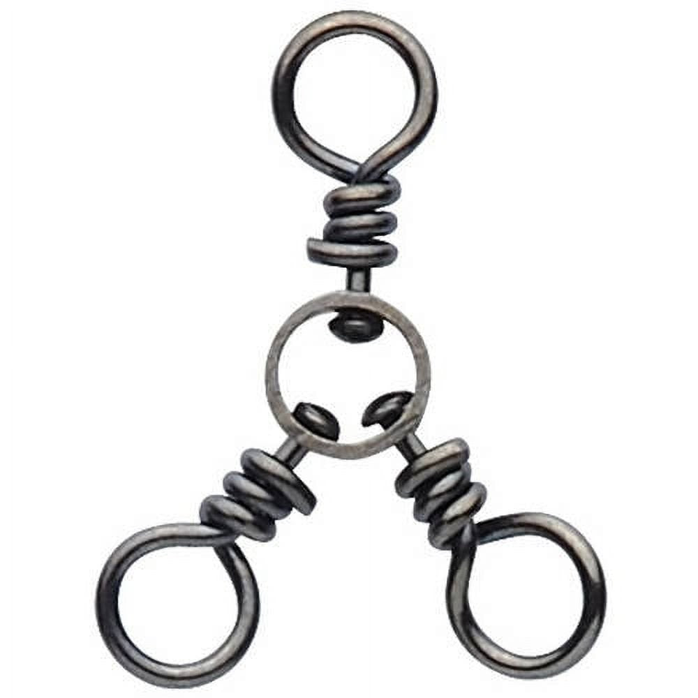 Eagle Claw Lazer Sharp 55 lb. Powerlight 3-Way Swivel, Size 2, 4 Pack