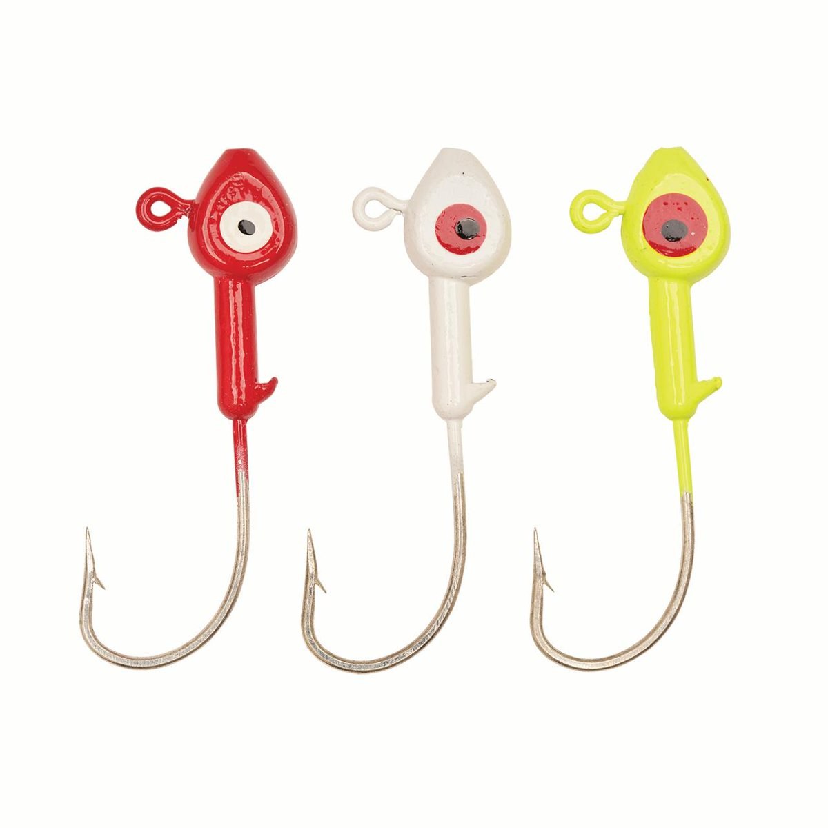 Eagle Claw Lazer Sharp Saltwater Fish Head Fishing Hook, Assorted, 3/8 oz., SWFH38-AST