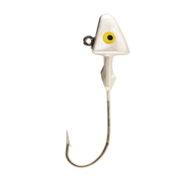 Eagle Claw Lazer Sharp Saltwater Shad Head Fishing Jig, Pearl & Black, 1/2 oz., SWSH12-99