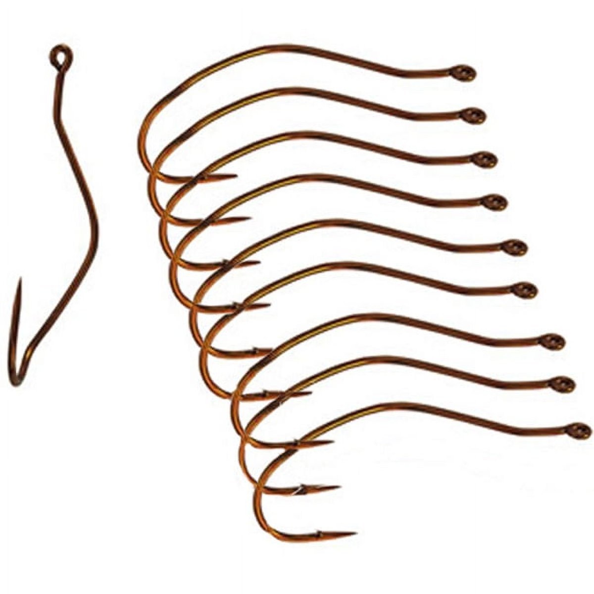 Mustad UltraPoint Slow Death Bronze Fishing Hooks (10 Ct) - 4