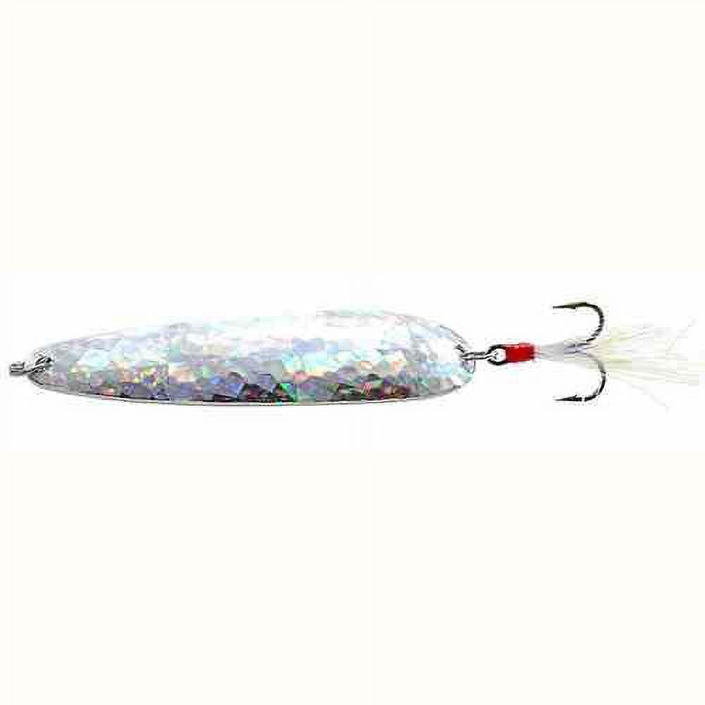Nichols Lures Flutter Spoon 4'' 3/4oz Shattered Glass Holo Color