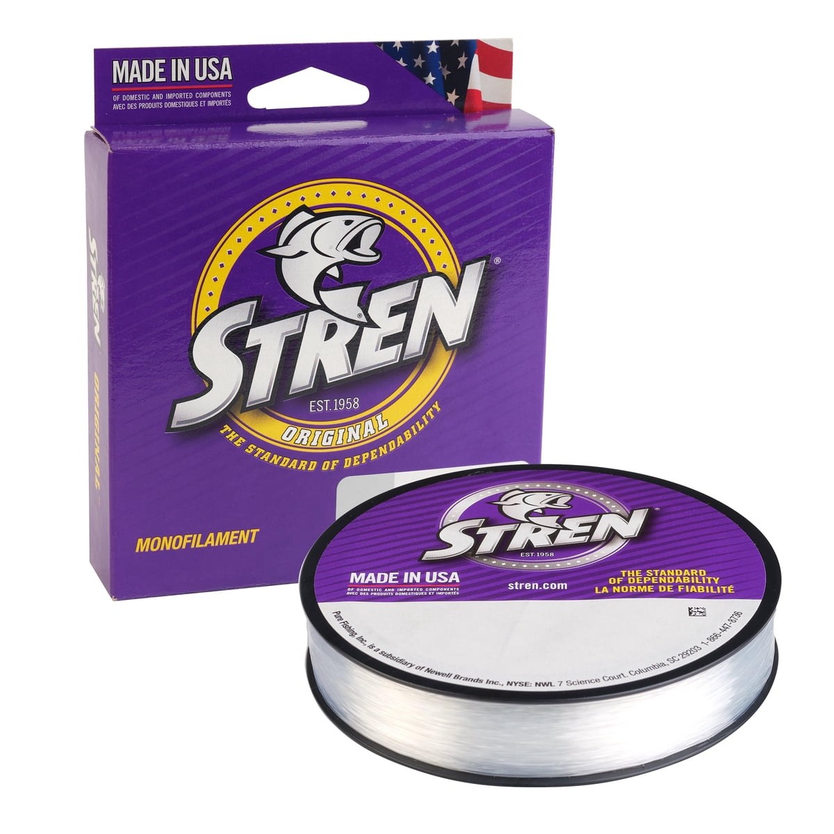 Stren Original Monofilament Fishing Line, Clear/Blue Fluorescent, 17 lb Test Strength, 300 yd