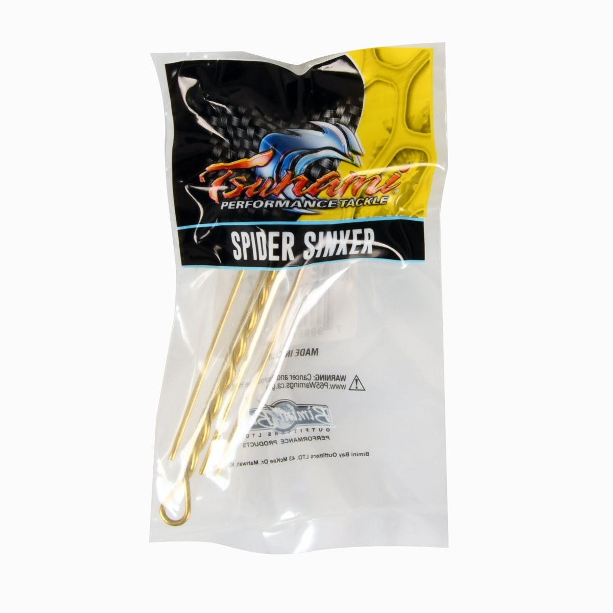Tsunami Spider Sinker Fishing Weight, 6 oz, Metal Prongs