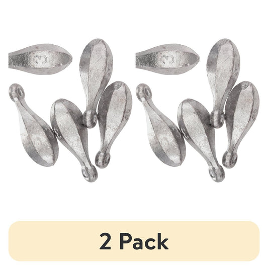 (2 pack) Bullet Weights BLI3-24 Lead Bank Sinker Fishing Weight Sizes 3 Oz.