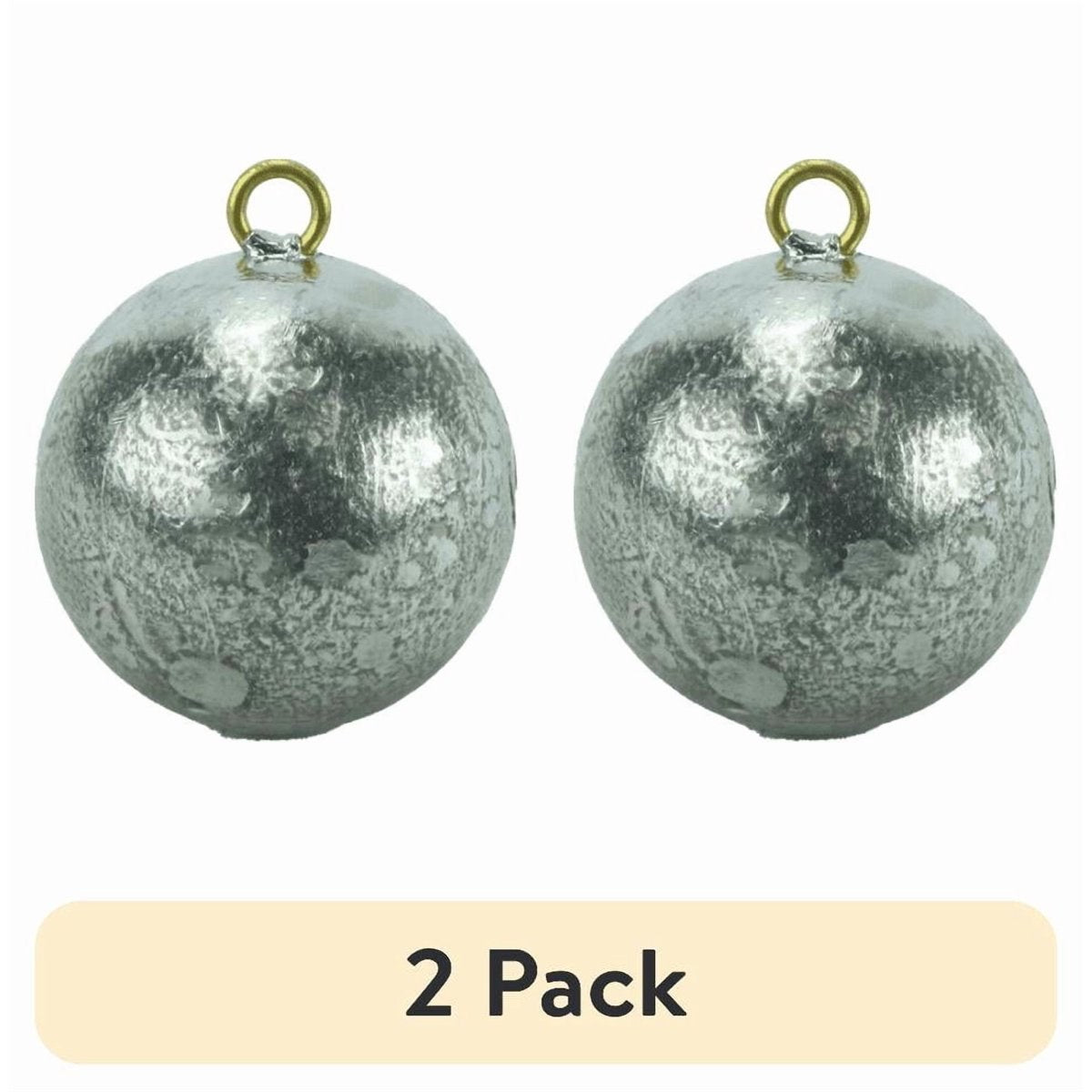 (2 pack) Bullet Weights Cannon Ball Sinker 4oz