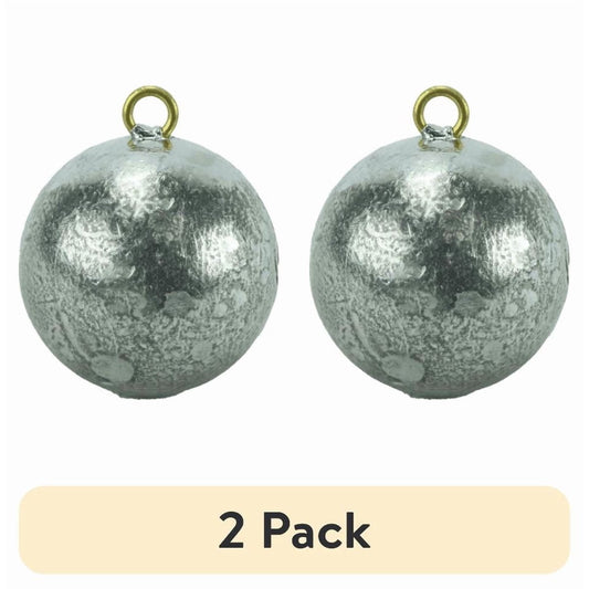 (2 pack) Bullet Weights Cannon Ball Sinker 4oz