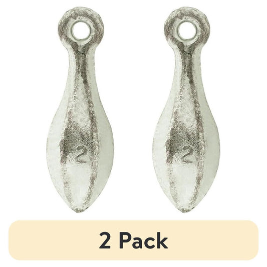 (2 pack) Eagle Claw Fishing Tackle, 02092-002, Bank Sinker 2 oz