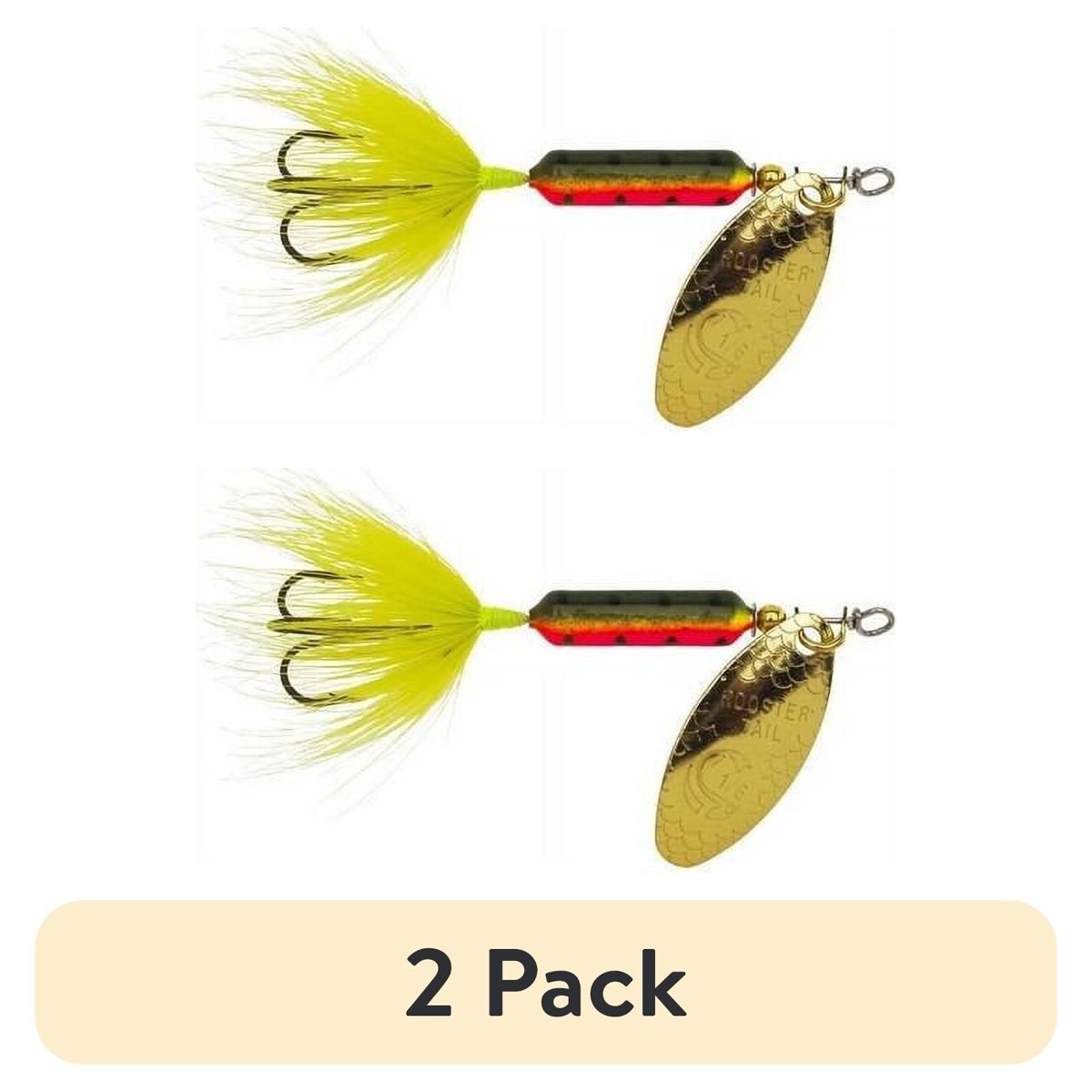 (2 pack) Yakima Bait Original Rooster Tail