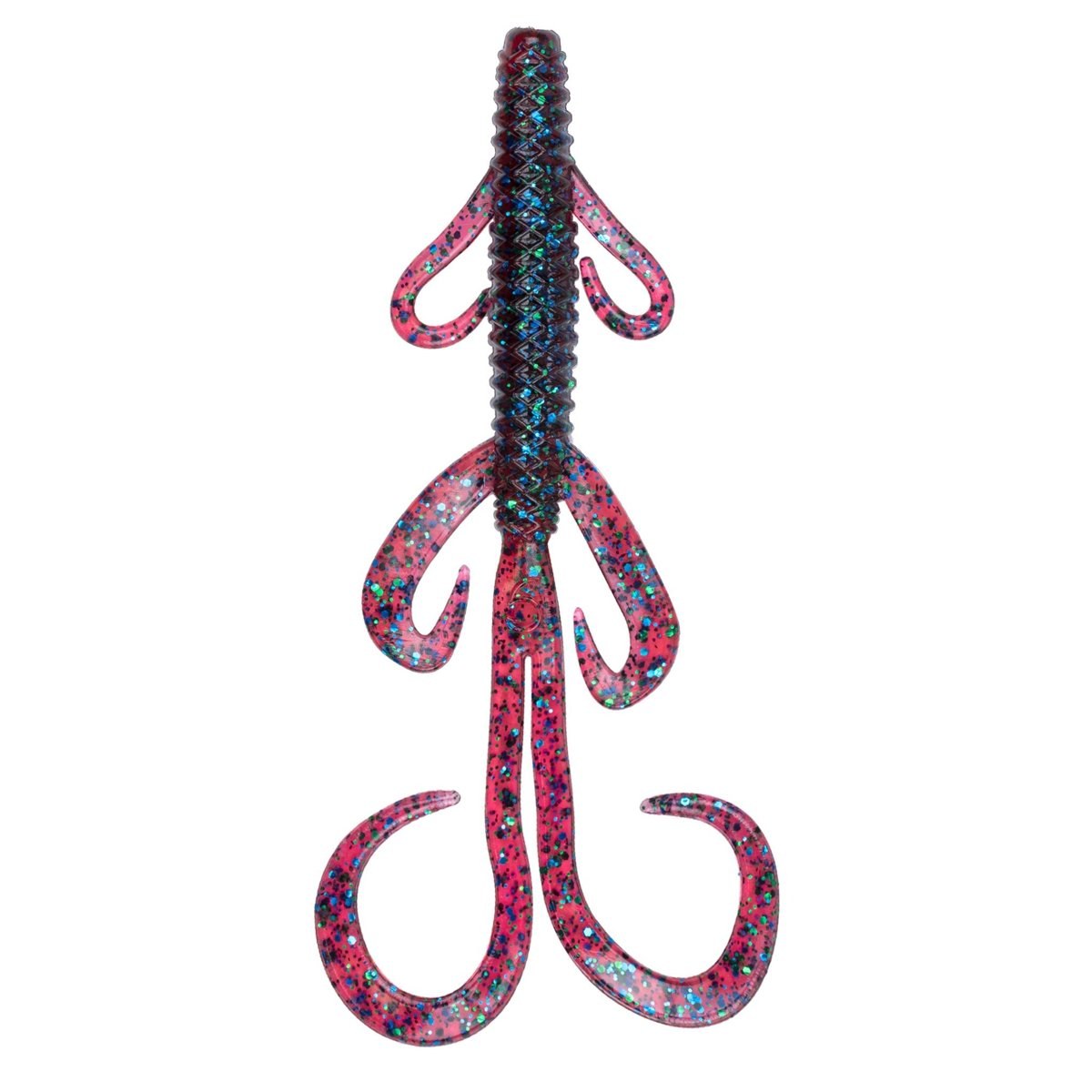 6th Sense Fishing Hogwalla Lizard Hybrid Creature Bait, 5.8", Plum Bug