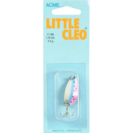 Acme Tackle Little Cleo Spoon 1/8oz Rainbow Trout