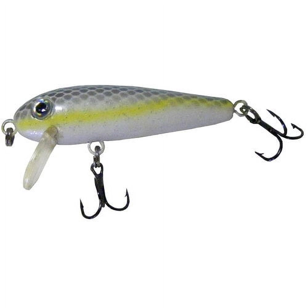 Arkie Lures Crappie Crankbait Minnow, Color Sexee Shad