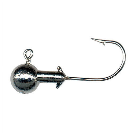 Arkie Lures Plated Jig Heads, Chrome, Size 1/8 oz.