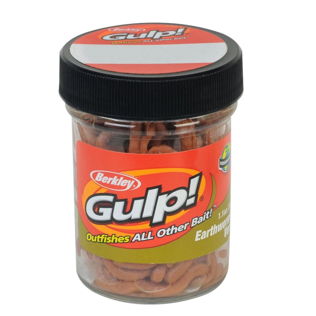 Berkley Gulp! Earthworm Soft Bait, 4in, Brown