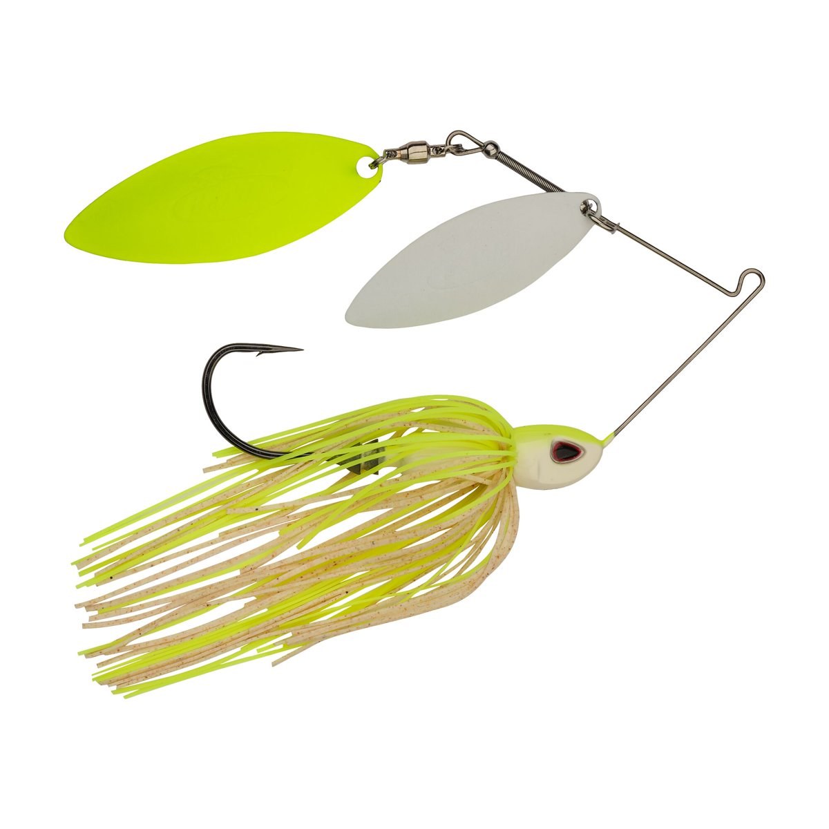 Berkley Power Blade Compact, Spinnerbaits, White Chartreuse/White + Chartreuse (1-count)