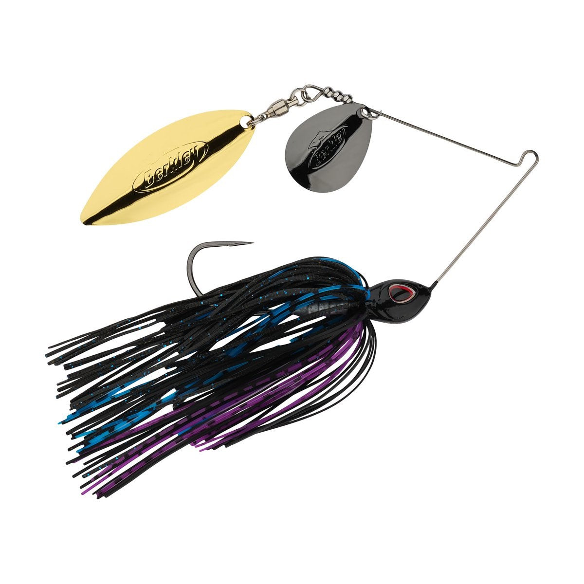 Berkley Power Blade Standard, Spinnerbaits, BL Special/Black Nickel + Gold (1 Count)