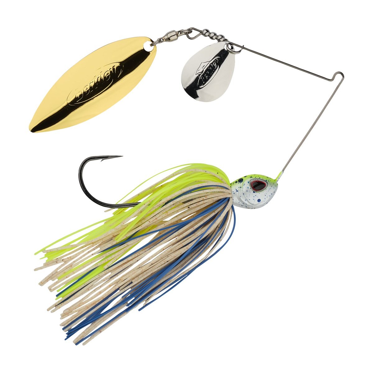 Berkley Power Blade Standard, Spinnerbaits, Old School/Silver + Gold (1 Count)