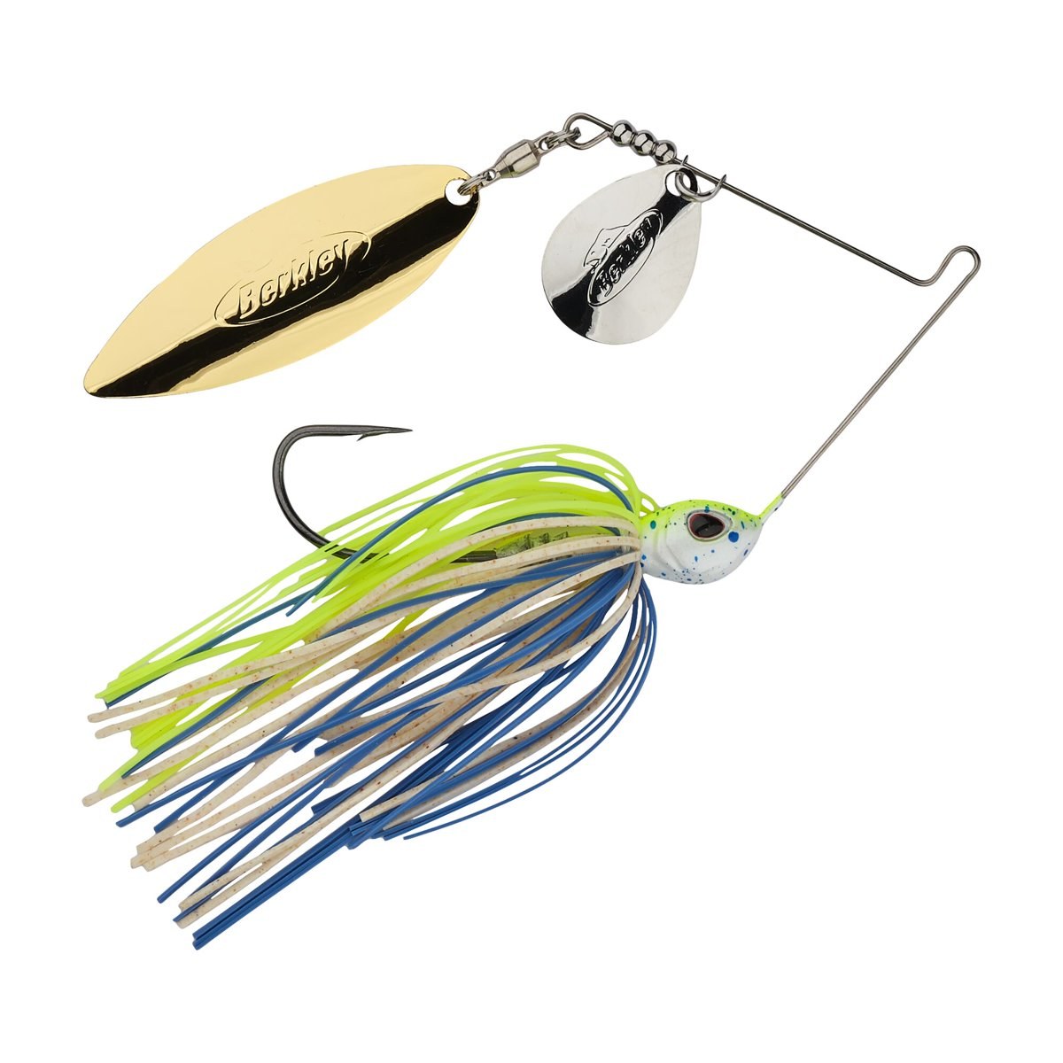 Berkley Power Blade Standard, Spinnerbaits, Old School/Silver + Gold (1 Count)