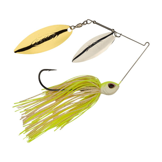 Berkley Power Blade Standard, Spinnerbaits, White Chartreuse/Silver + Gold (1-count)