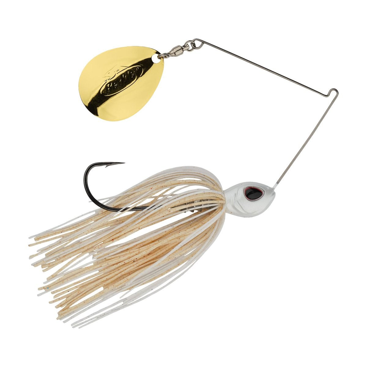 Berkley Power Blade Standard, Spinnerbaits, White/Gold (1 Count)