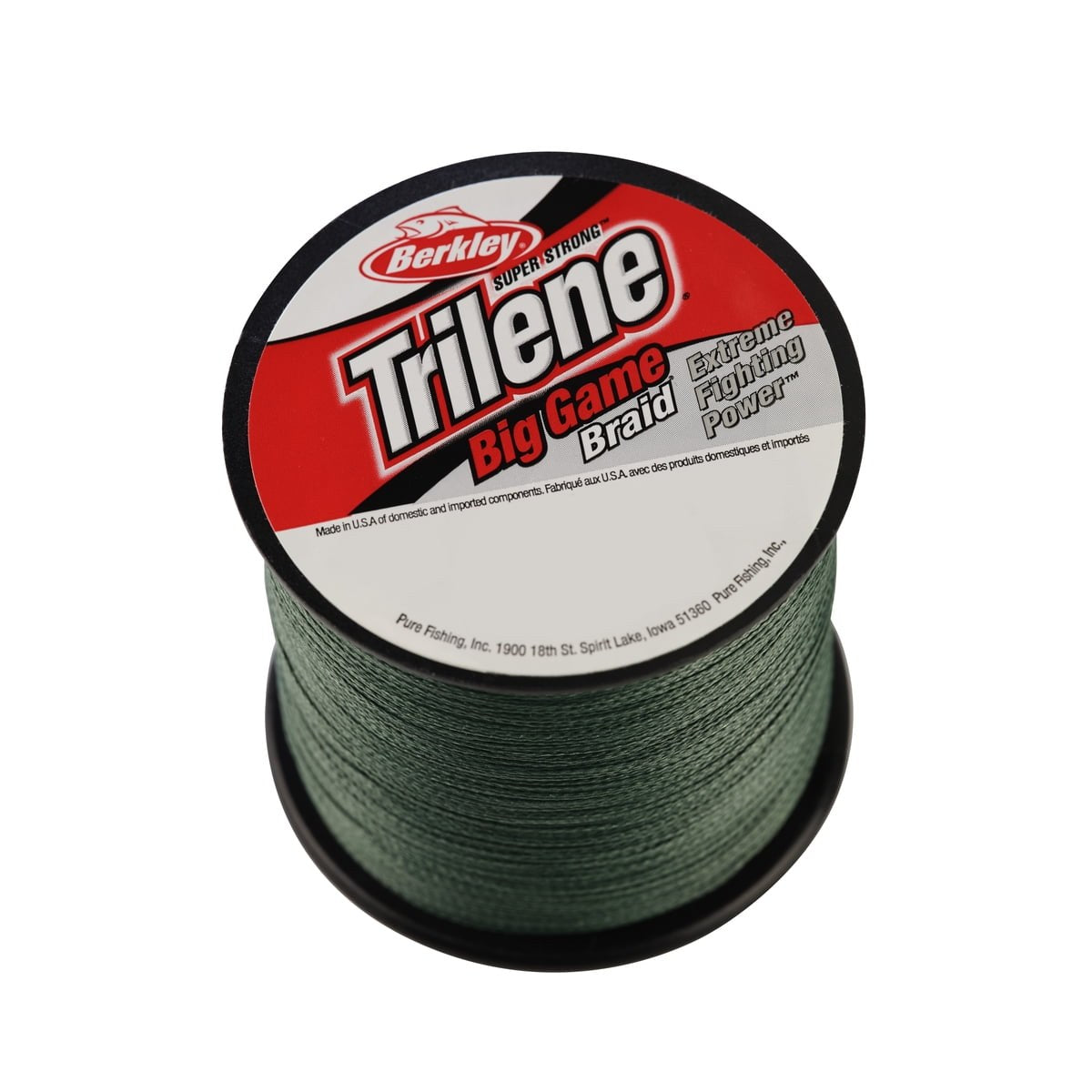 Berkley Trilene Big Game Braid Fishing Line, Lo-Vis Green, 20 lb Test Strength, 330 yd