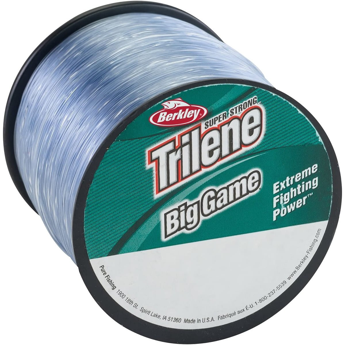 Berkley Trilene Big Game Monofilament Fishing Line, Steel Blue, 20 lb Test Strength, 650 yd