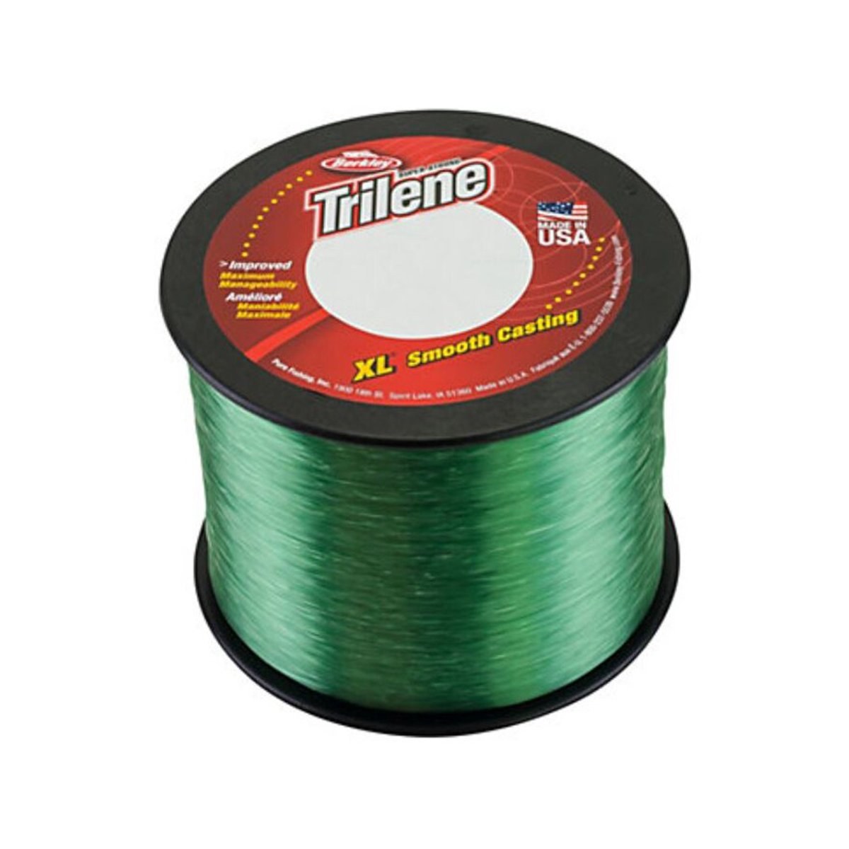 Berkley Trilene XL Monofilament Fishing Line, Low-Vis Green, 4 lb Test Strength, 330 yd