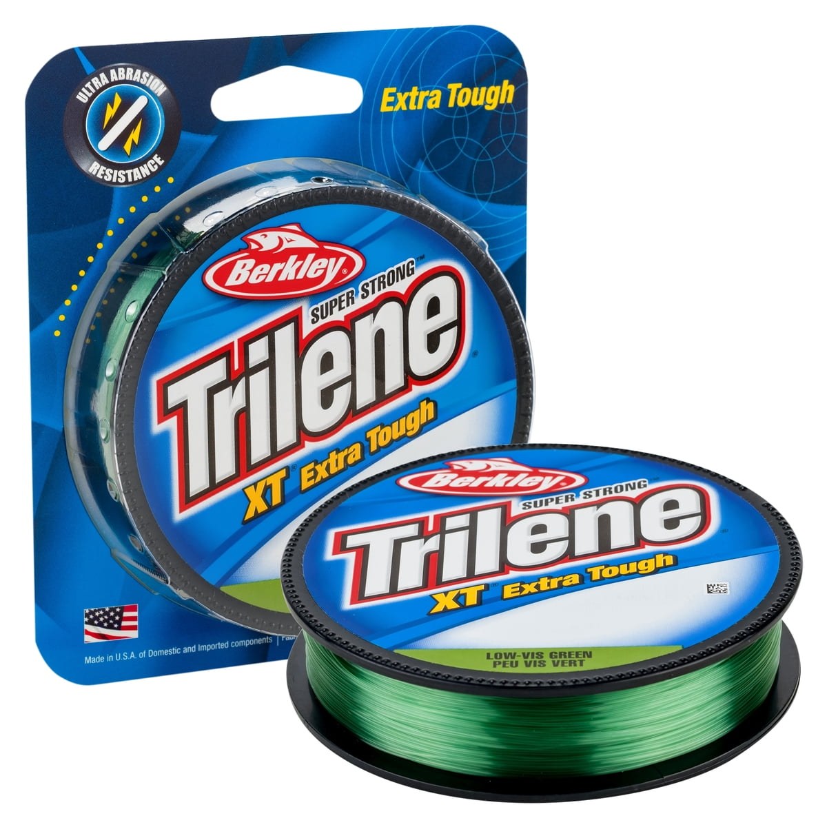 Berkley Trilene XT Monofilament Fishing Line, Low-Vis Green, 8 lb Test Strength, 330 yd