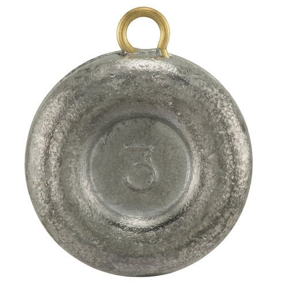 Bullet Weights DSI3-24 Lead Disc Sinker Size 3 oz Fishing Weights
