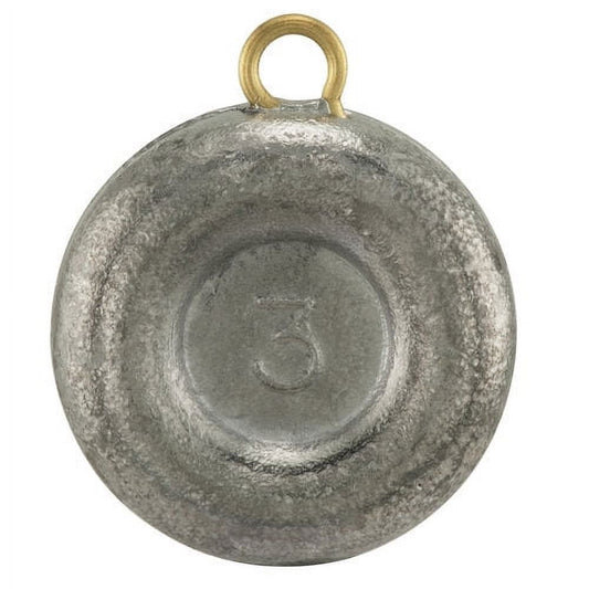 Bullet Weights DSI3-24 Lead Disc Sinker Size 3 oz Fishing Weights