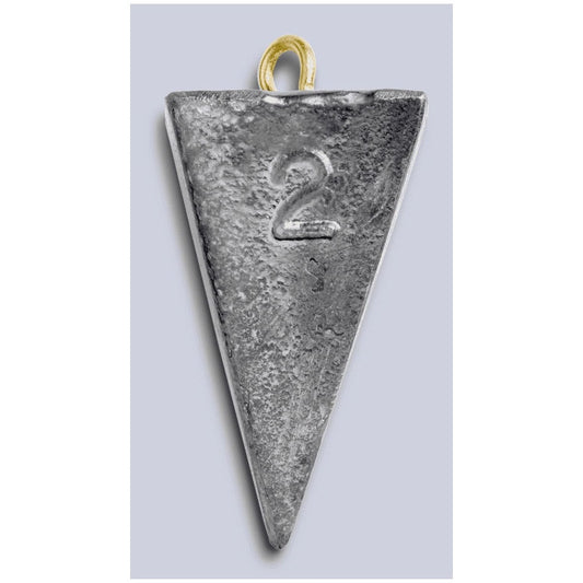 Bullet Weights WPY2-24 Lead Pyramid Sinker Size 2 Oz. Fishing Weights
