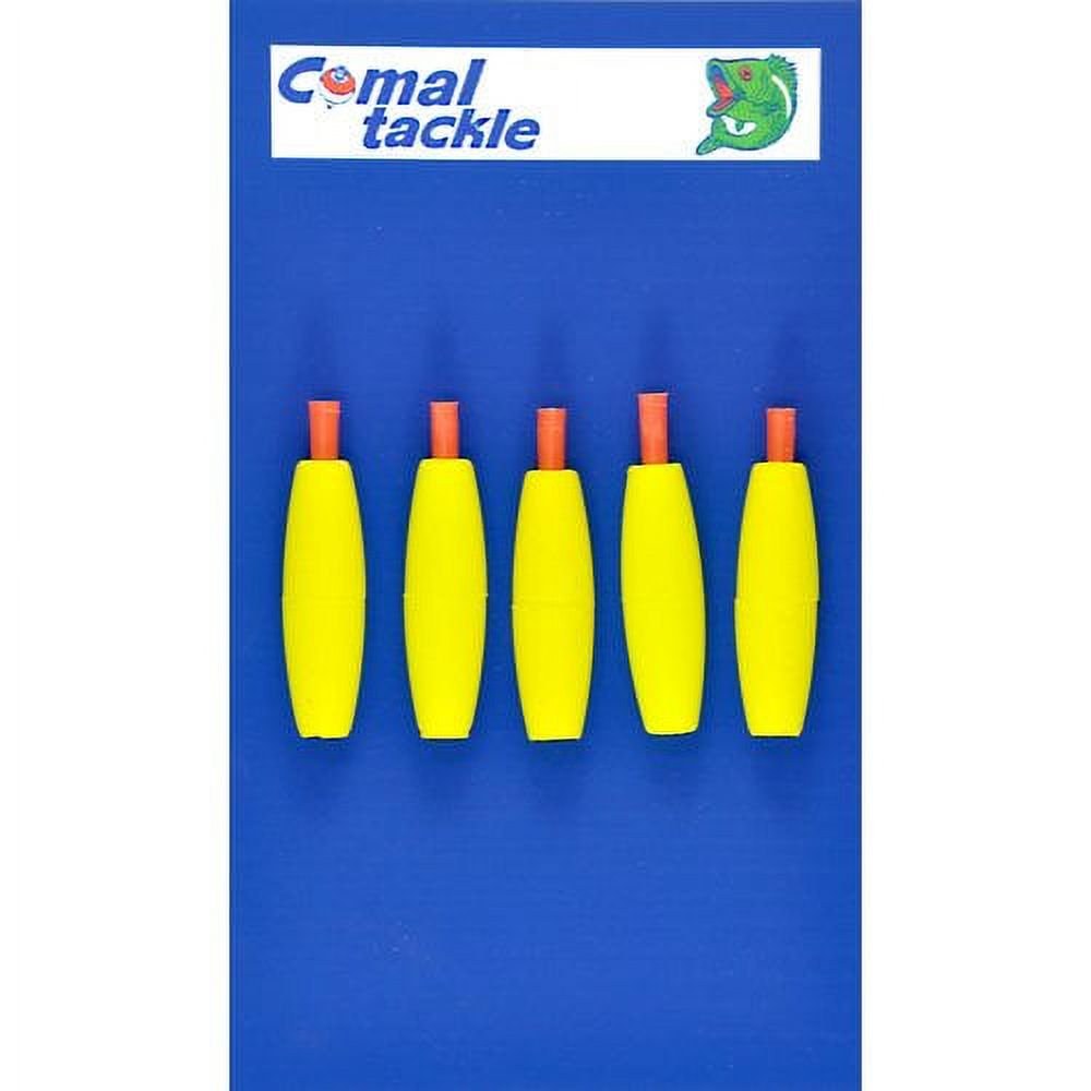 Comal Cigar Peg Fishing Bobbers 1.5-Inch 5-Pack for Panfish and Crappie