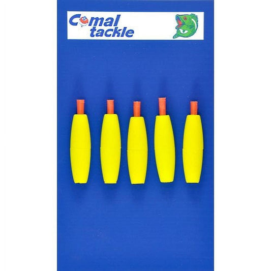 Comal Cigar Peg Fishing Bobbers 1.5-Inch 5-Pack for Panfish and Crappie