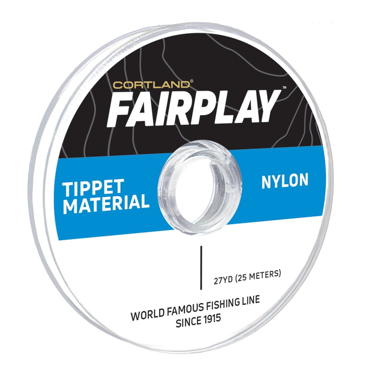 Cortland Fairplay Nylon Monofilament Fly Fishing Tippet Material, 27.3 Yards, 3X,7lb Test