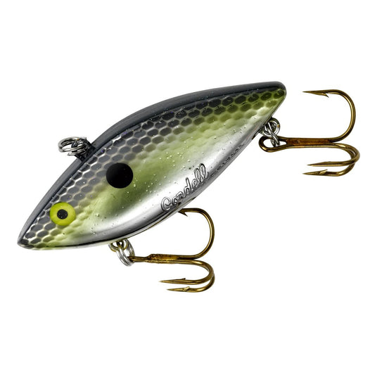 Cotton Cordell Super Spot Lipless Crankbait 2 1/2" Chrome Foxy Shad 1/4 oz.