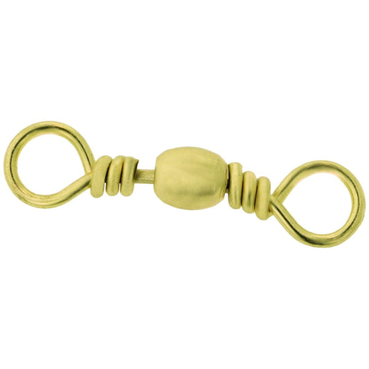Eagle Claw 01011-007 Barrel Fishing Swivel Size 7 Brass 7Per Pack