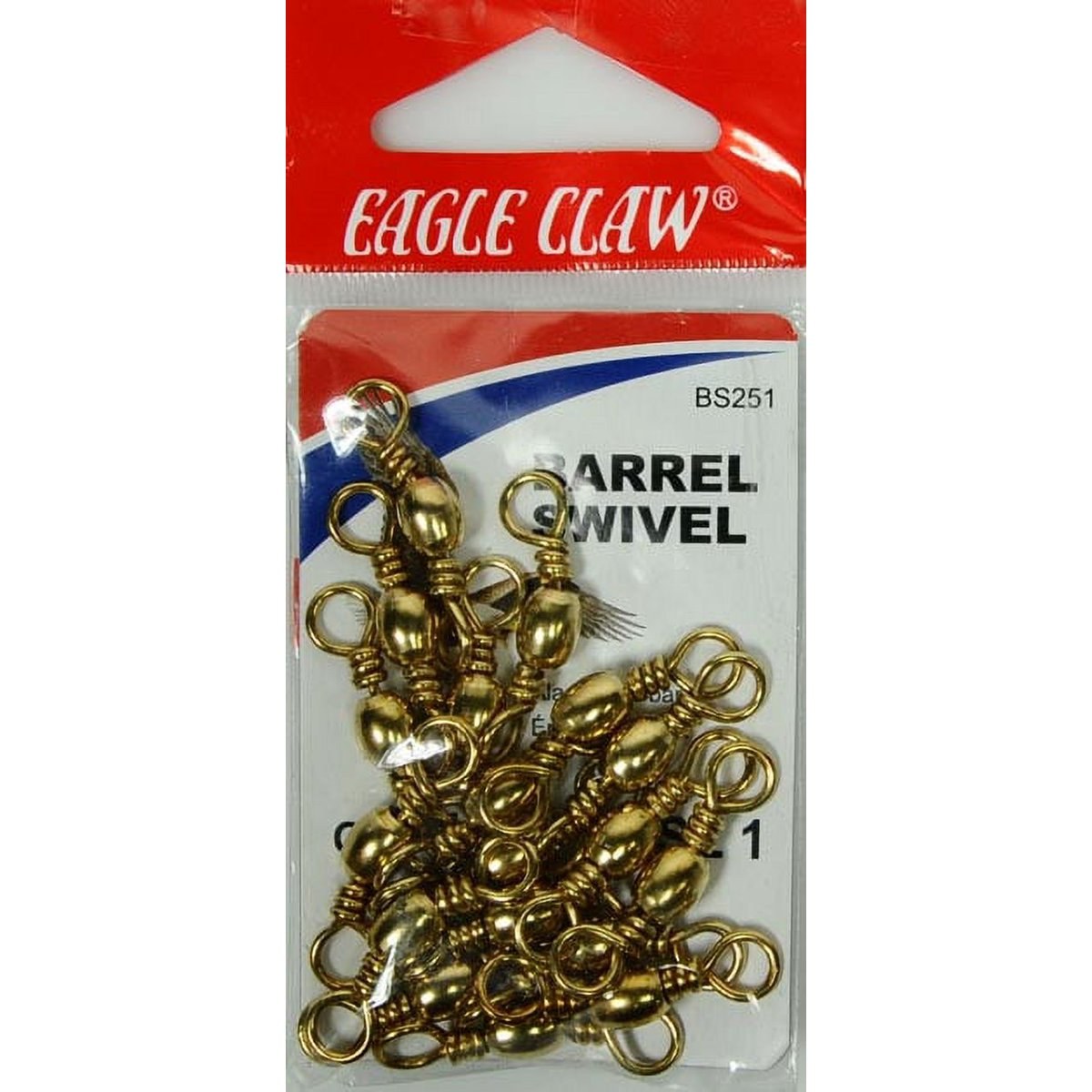 Eagle Claw Barrel Swivel, Brass