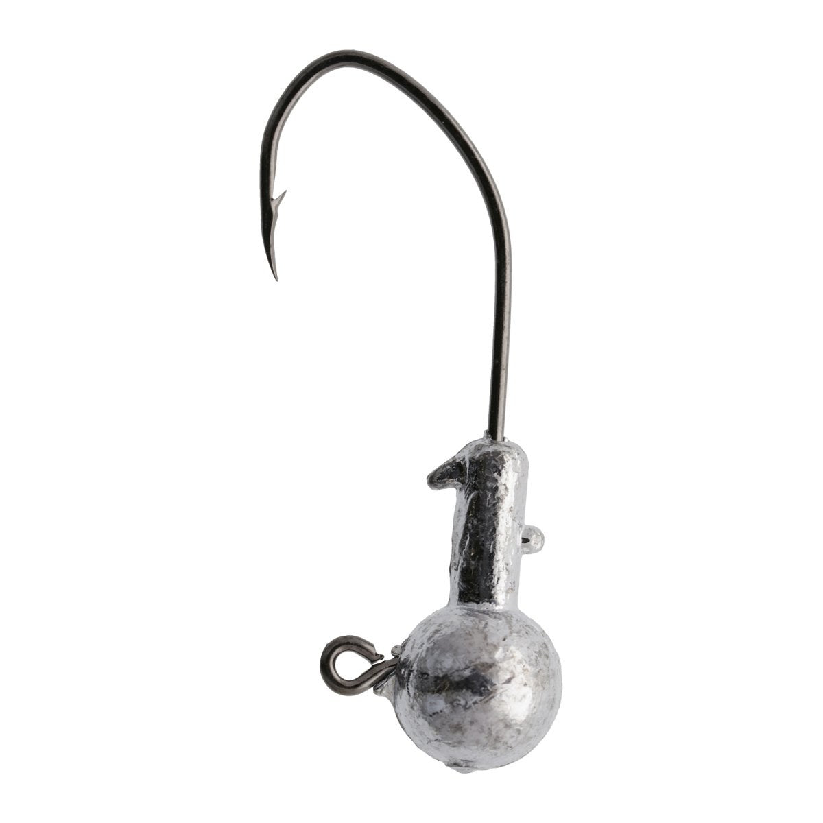 Eagle Claw Panfish Fish Head Fishing Jig Head, Gold Hook & Unpainted, 1/16 oz., 10 Count