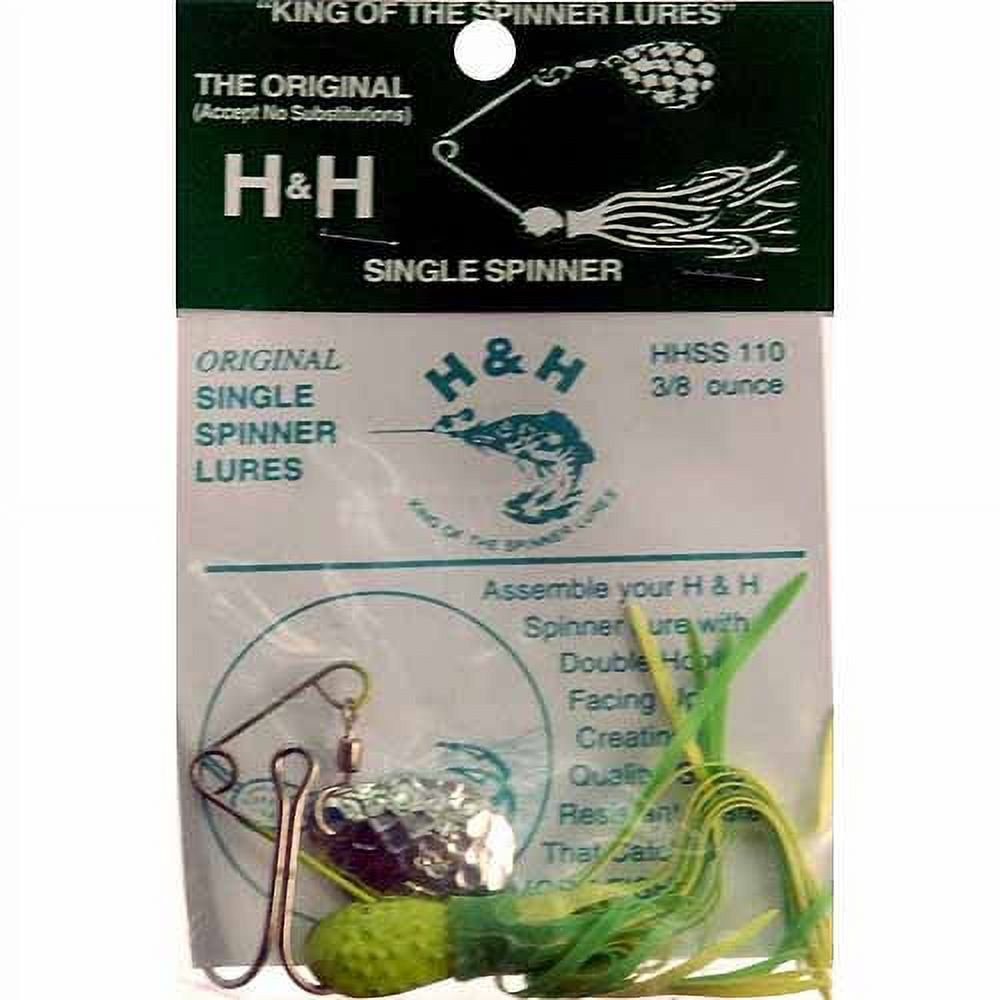 H&H Lure Company Original Spinner Bait Single Blade, 3/8 oz