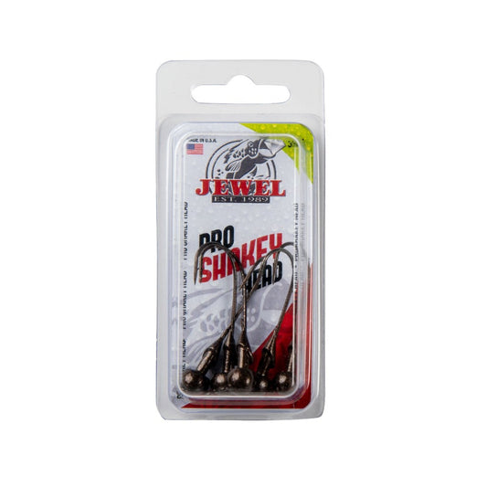 Jewel Pro Shakey Head Jig Head Fishing Lures for Bass, 3-Count