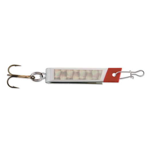 Luhr Jensen Super Duper U-Shaped Spoon Lure Chrome Silver Prism-Lite 1 1/4 Inch