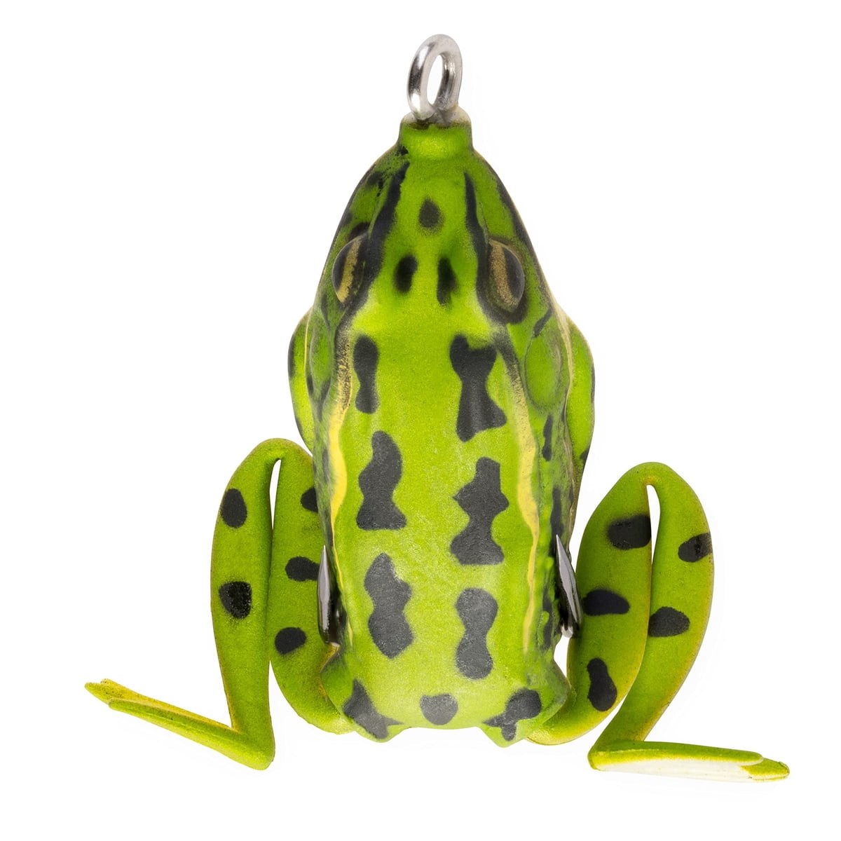 LUNKERHUNT Frog Lure for Bass Fishing | Pocket Frog Lure 1.75 Inch | Topwater Fishing Lures with Weedless Hooks for Trout, Pike in Saltwater and Fresh water