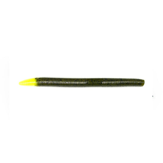 Lunkerhunt Lunker Stick - Soft Stick Bait - Pumpkin Nitro Tip,5in,Soft Baits,Fishing Lures
