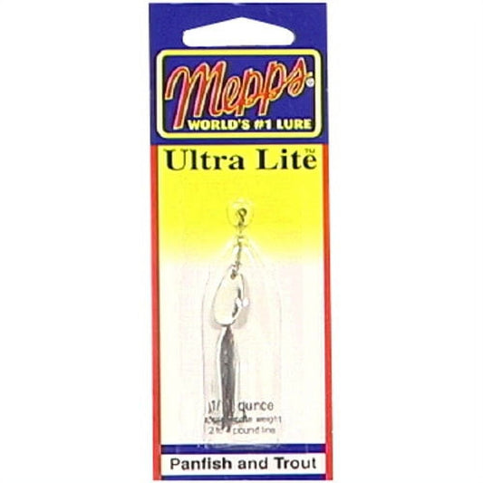 Mepps Comet Shad Mino Inline Spinner, Silver Blade, 1/9 oz