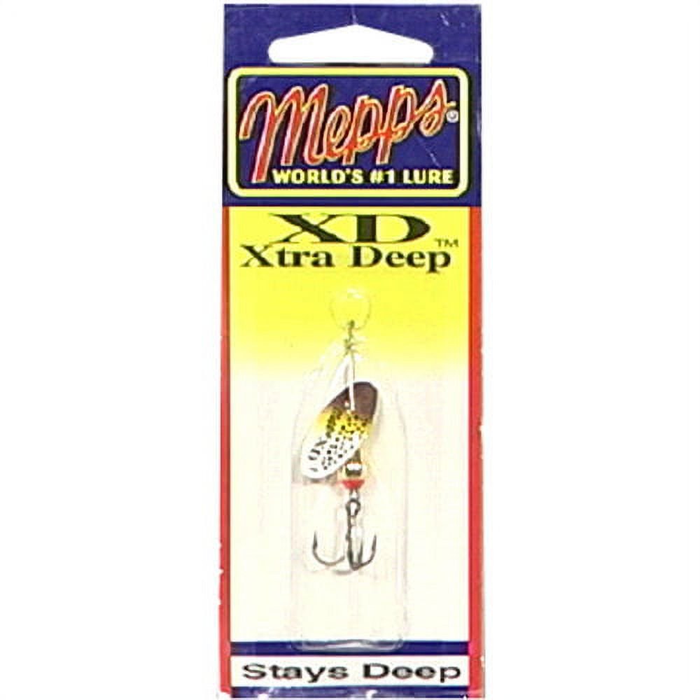 Mepps Plain XD Inline Spinner 1/11oz - Gold/Brown Trout Blade