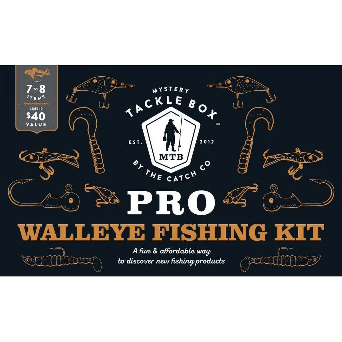 Mystery Tackle Box Pro Walleye Fishing Lure Kit