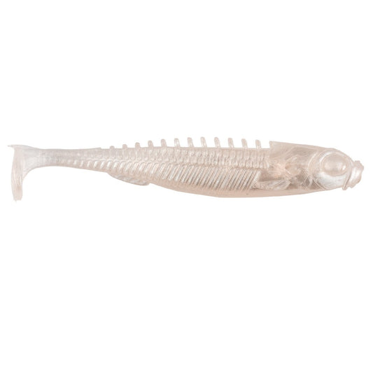 Northland Fishing Tackle Eye-Candy Paddle Shad Soft Plastic 3.5" 5/BG PRLWHT